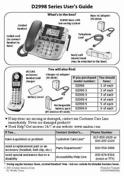 Uniden Cordless Telephone D2998-page_pdf